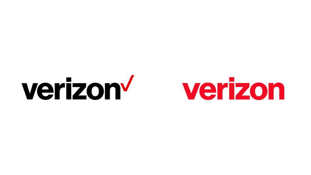 美國無線通信服務提供商Verizon品牌設計，vi企業形象設計
