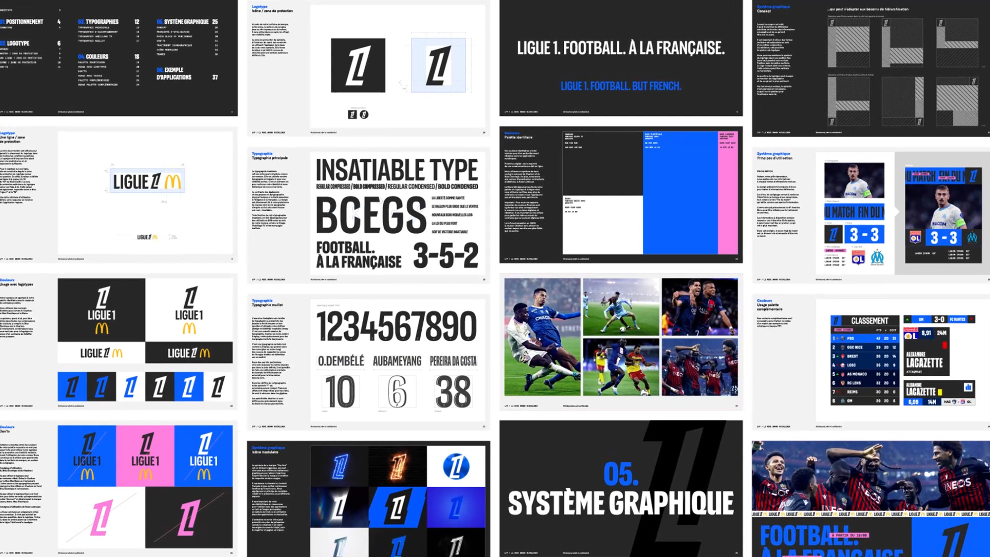 Ligue 1品牌形象設計：重塑法國足球視覺新紀元